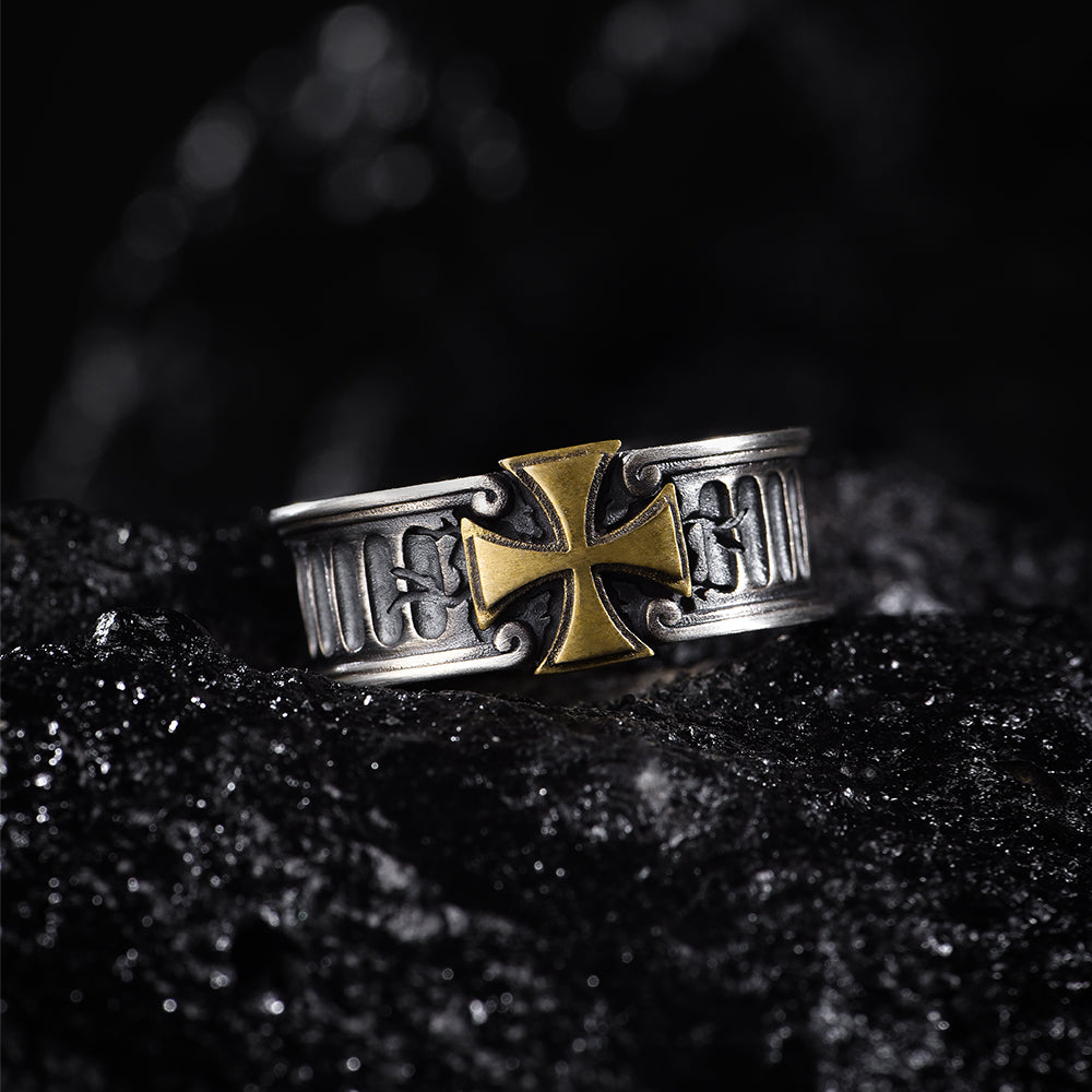 Cross Sterling Silver Rings