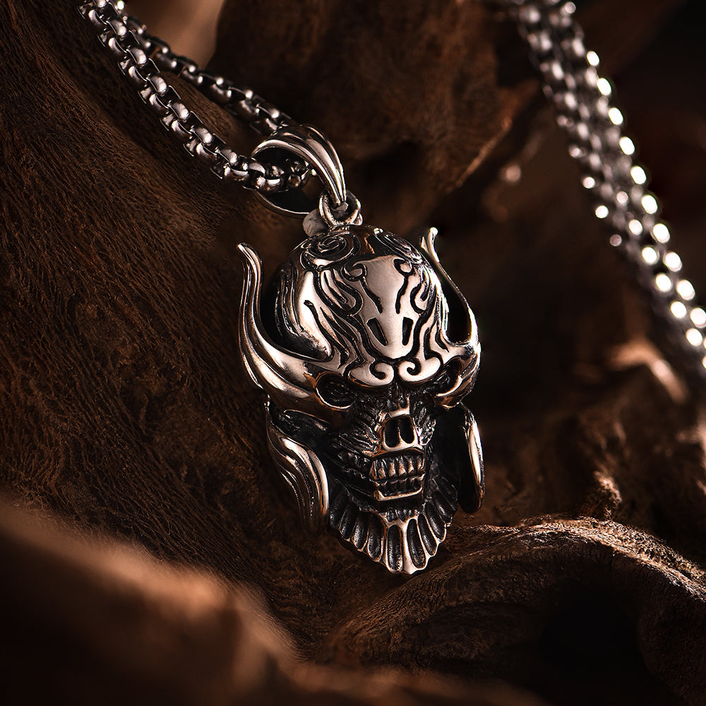 Skull Vintage Sterling Silver Pendants