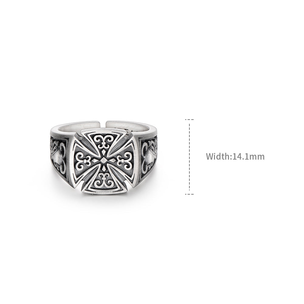 Cross Sterling Silver Vintage Rings