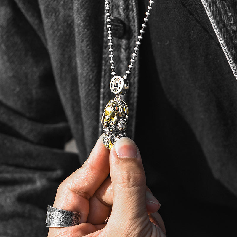 Sterling Silver Pixiu Pendants