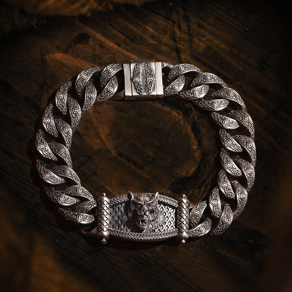Lion Sterling Silver Bracelets