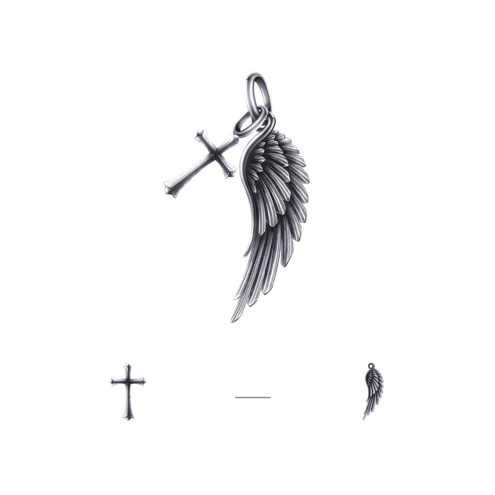 Sterling Silver Necklace Wings Cross High Street Pendants