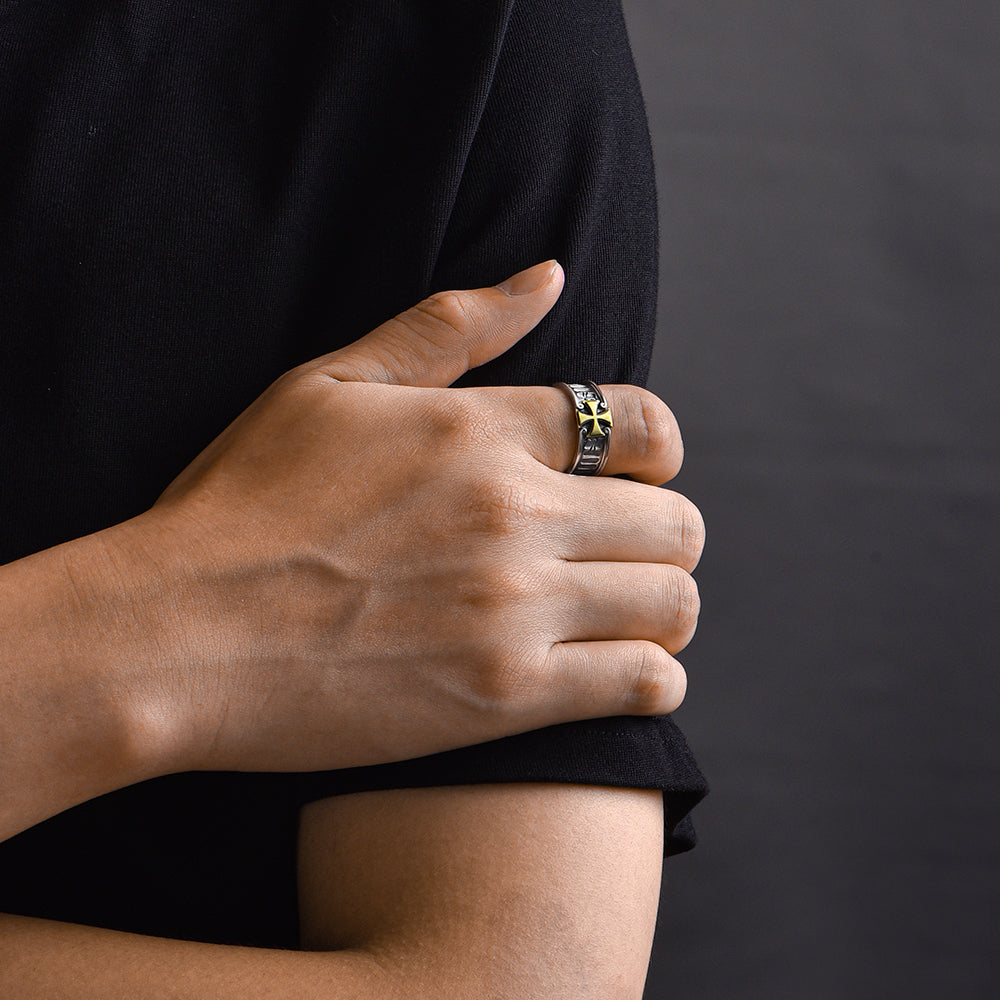 Cross Sterling Silver Rings