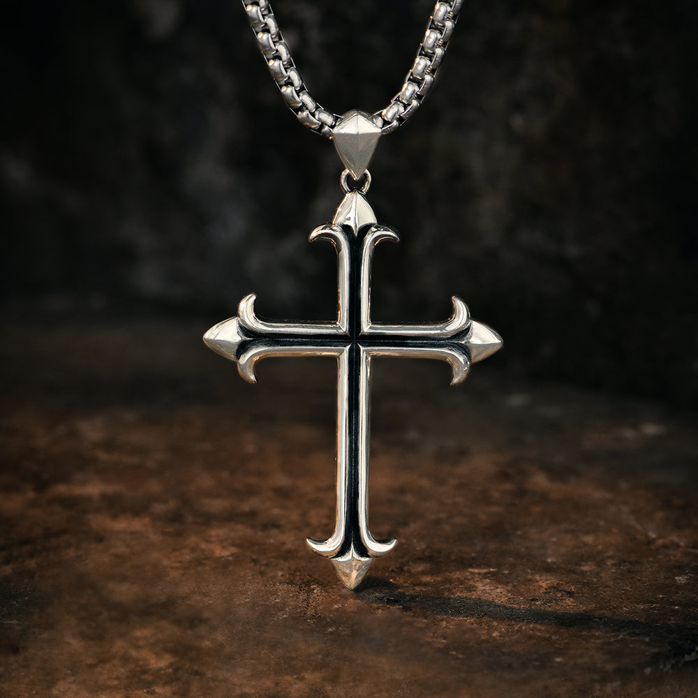 Cross Sterling Silver Necklace Trend Pendants