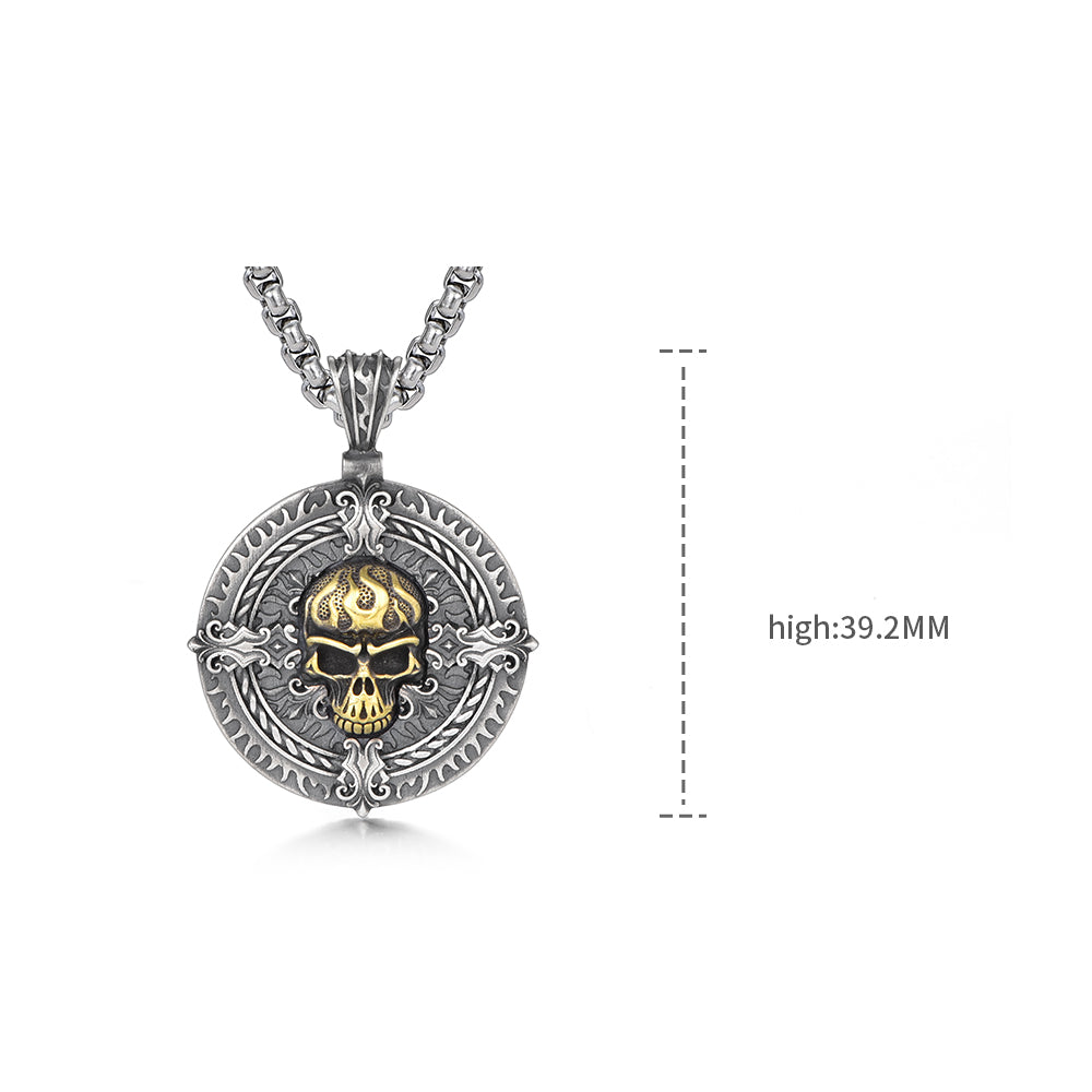 Skull Sterling Silver Necklace Pendants