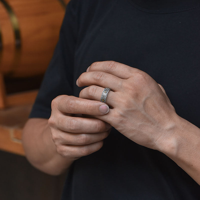 Cross Sterling Silver Rings