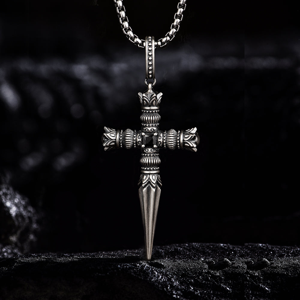 Sterling Silver Cross Vintage High Street Pendants
