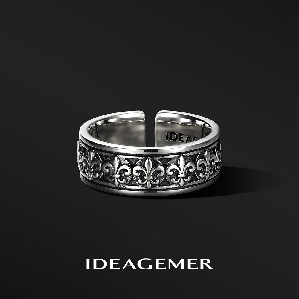 Iris Adjustable Sterling Silver Rings