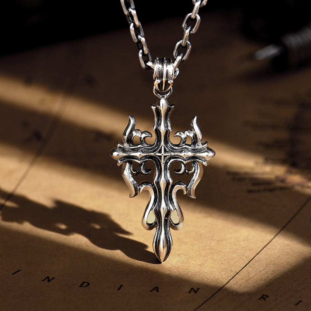 Sterling Silver Cross Vintage Pendants