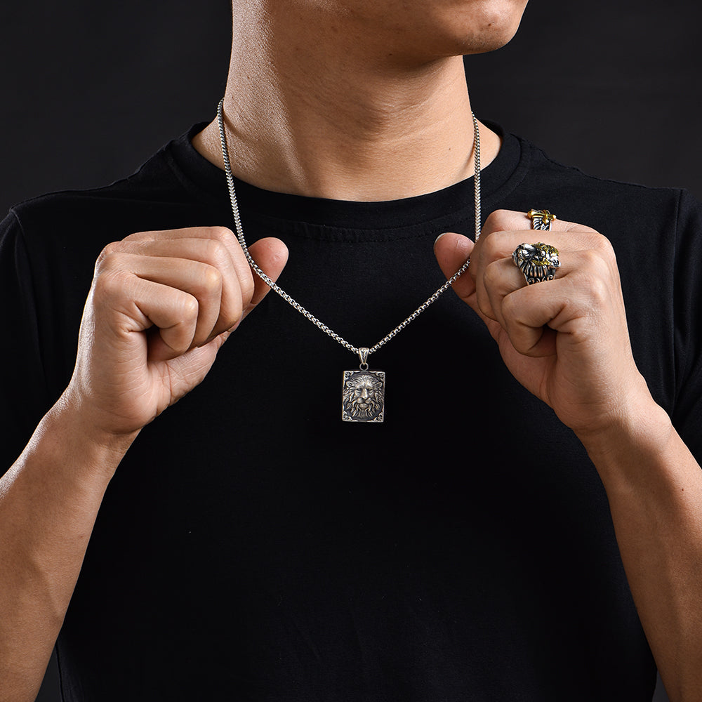 Sterling Silver Lion Pendants