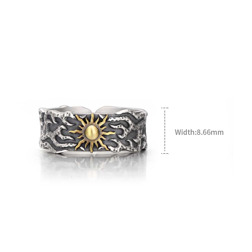 Sun Sterling Silver Rings