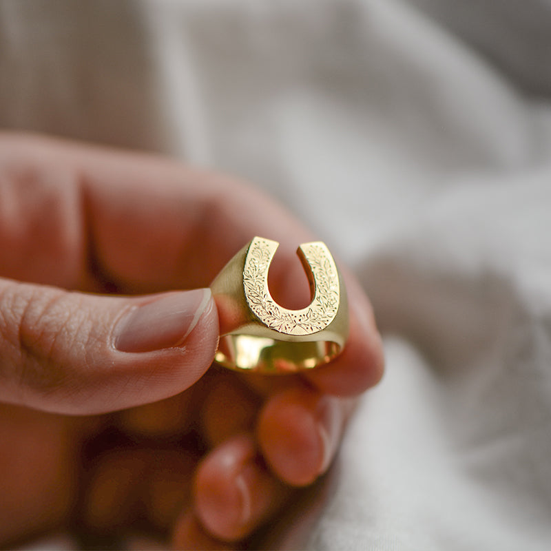 Sterling Silver Hand-Engraved Tail Rings