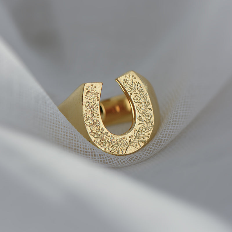 Sterling Silver Hand-Engraved Tail Rings