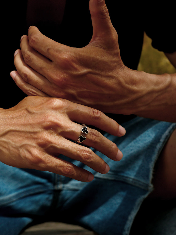 Original Design Versatile Sterling Silver Armor Rings