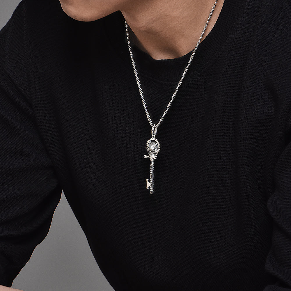 Skull Sterling Silver Vintage Pendants