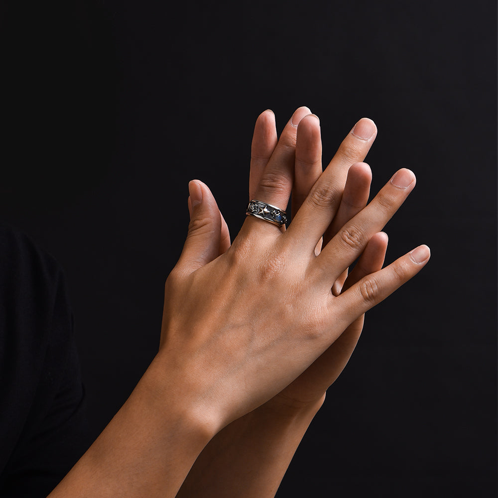 Sterling Silver Vintage Crown Rings