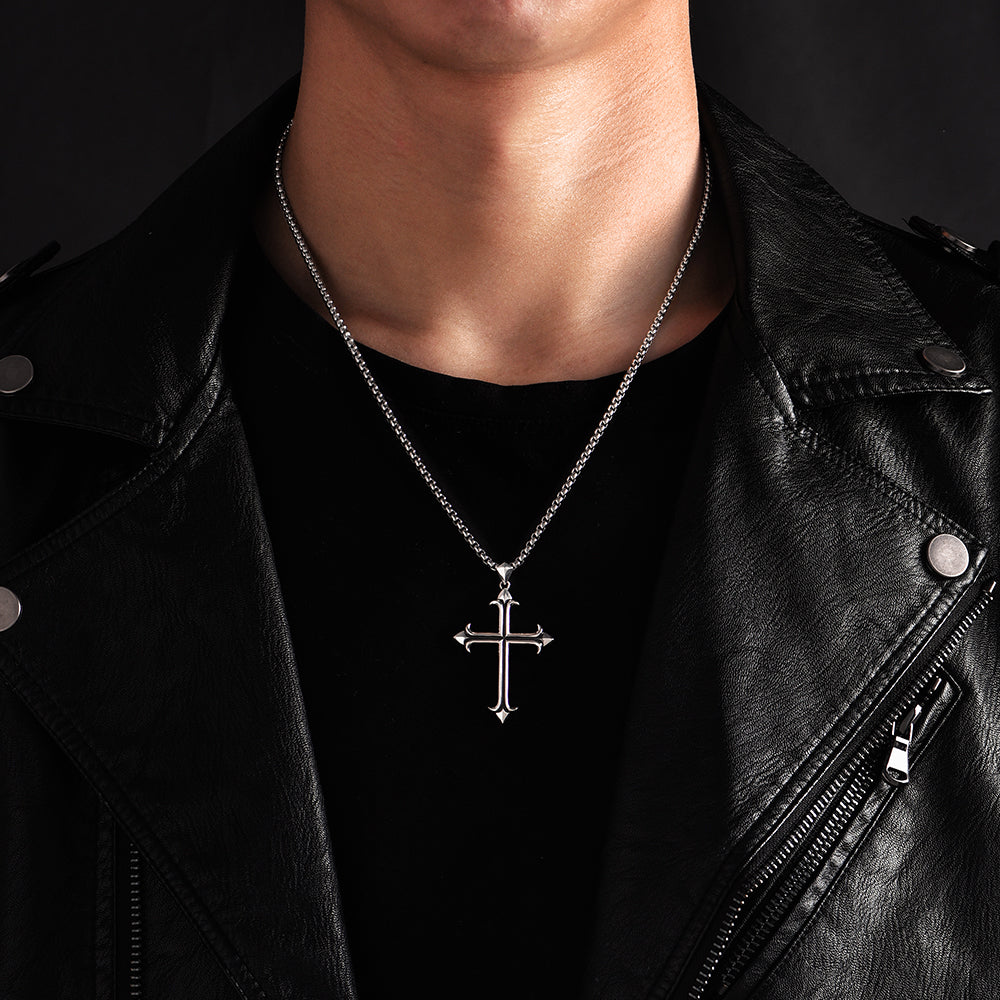 Cross Sterling Silver Necklace Trend Pendants