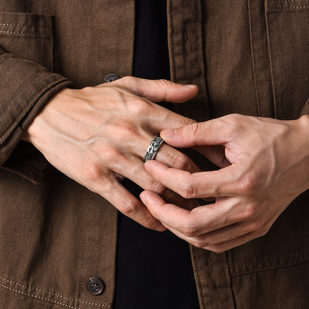 Original Skull Sterling Silver Rings