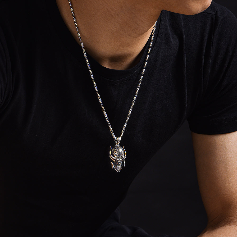 Skull Vintage Sterling Silver Pendants