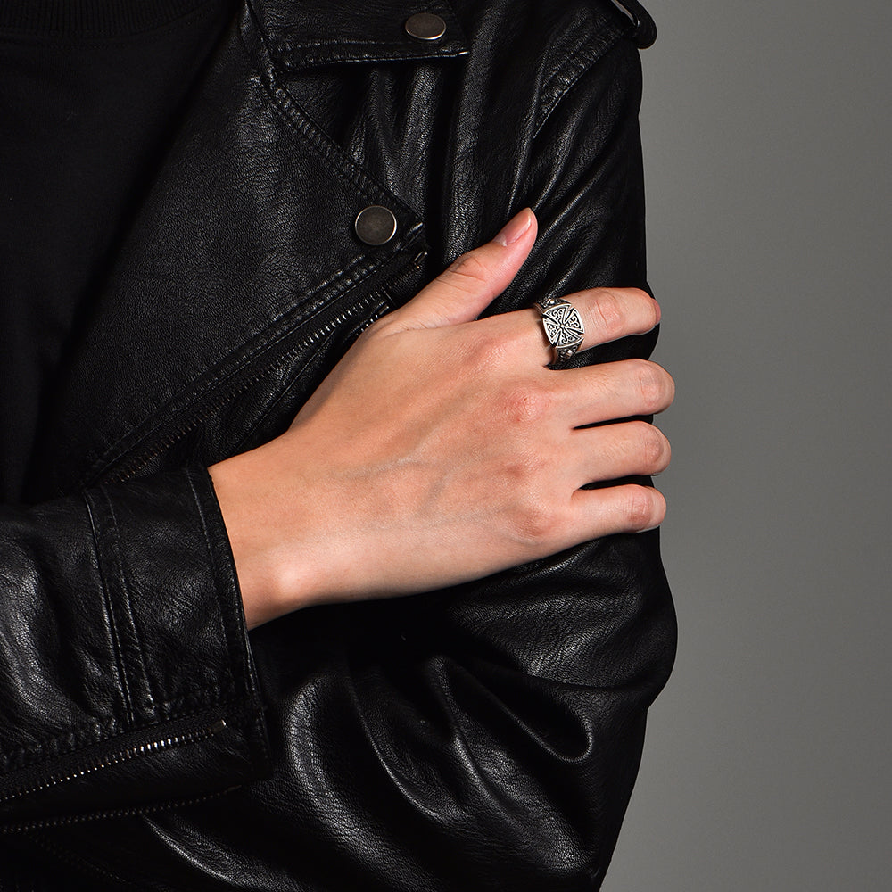 Cross Sterling Silver Vintage Rings