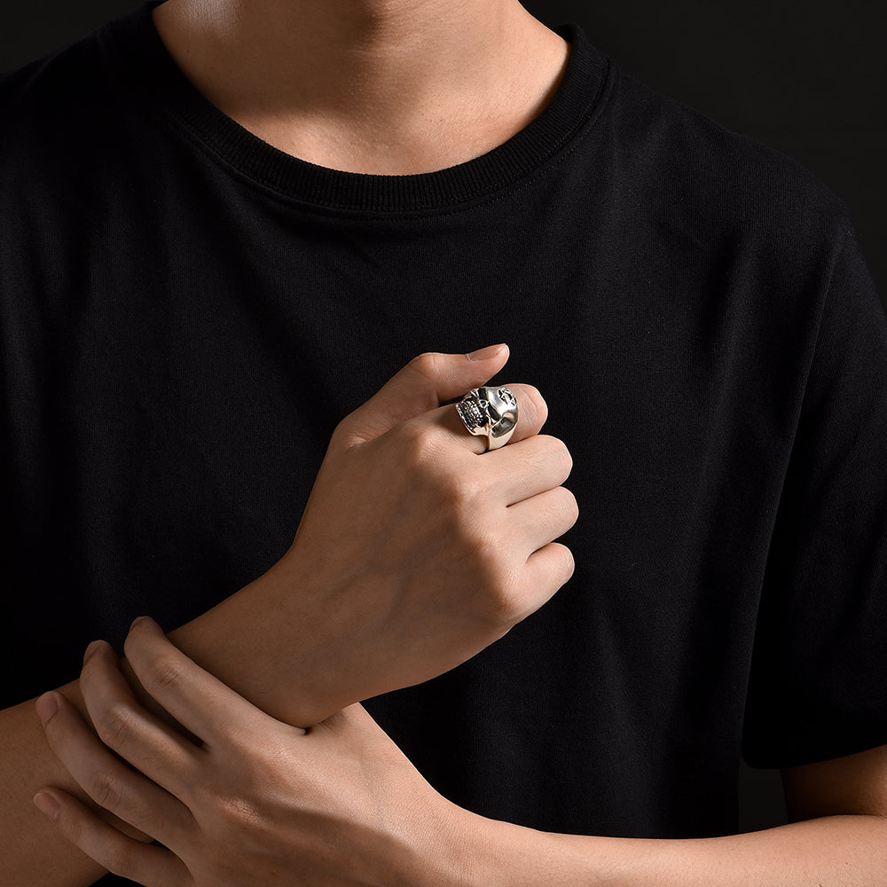 Designer Skull Sterling Silver Rings