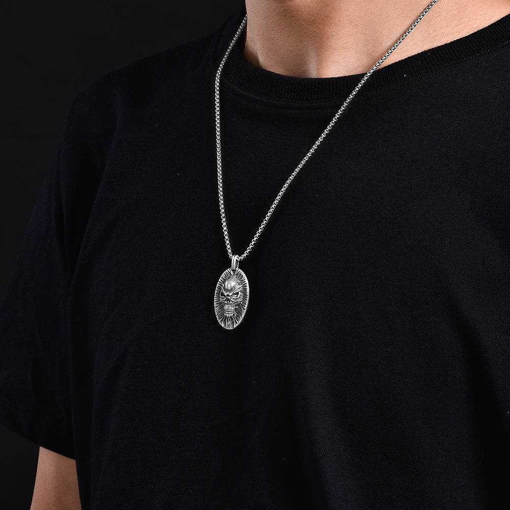Skull Sterling Silver Necklace Pendants