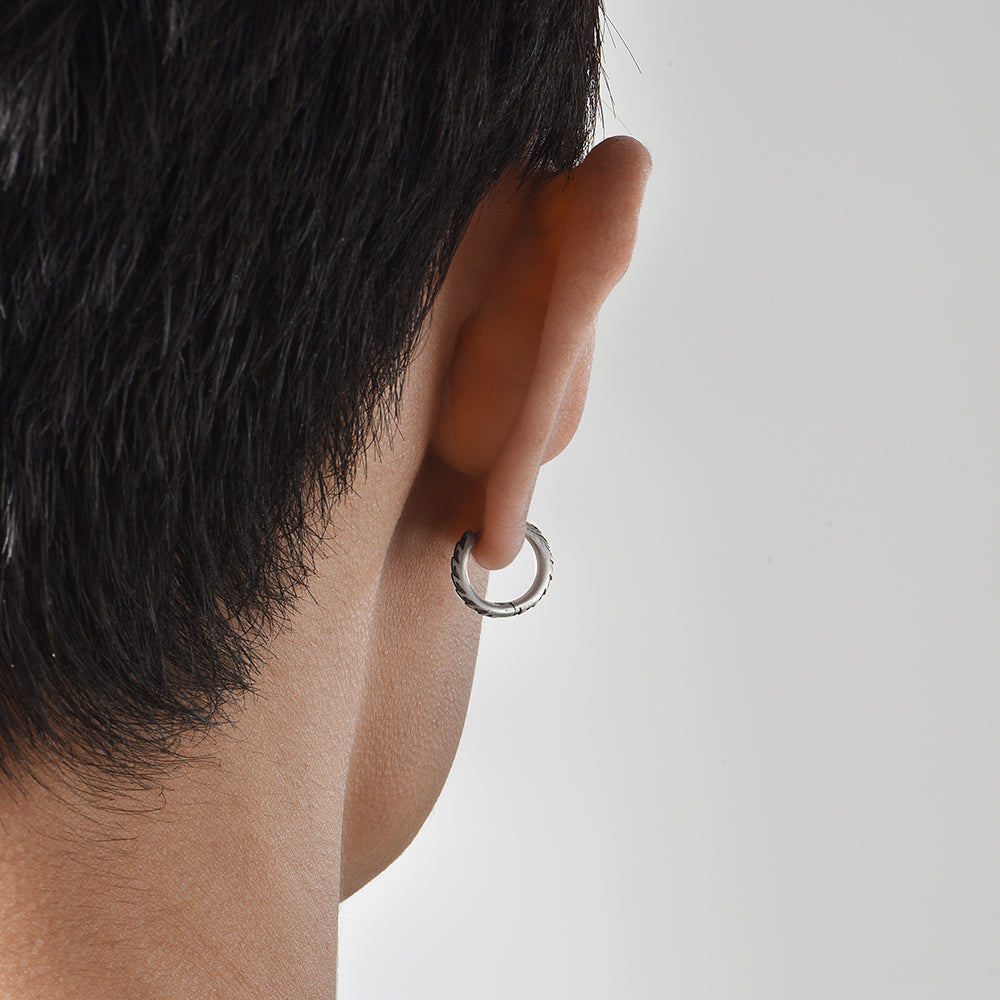 Sterling Silver Niche Design Earrings