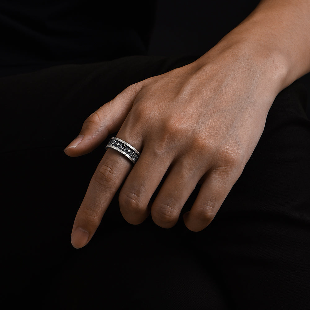 Trident Sterling Silver Rings