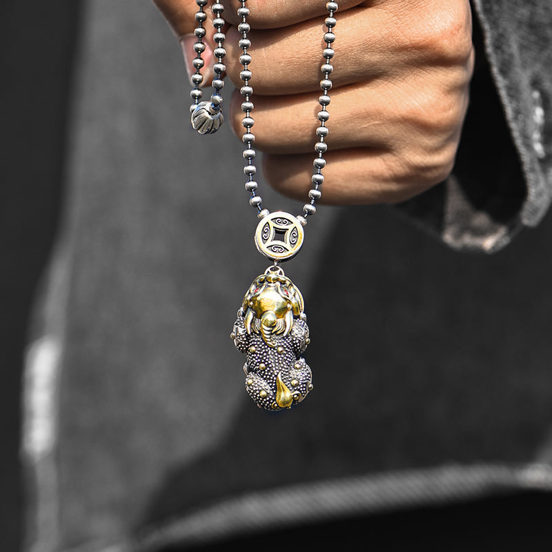 Sterling Silver Pixiu Pendants
