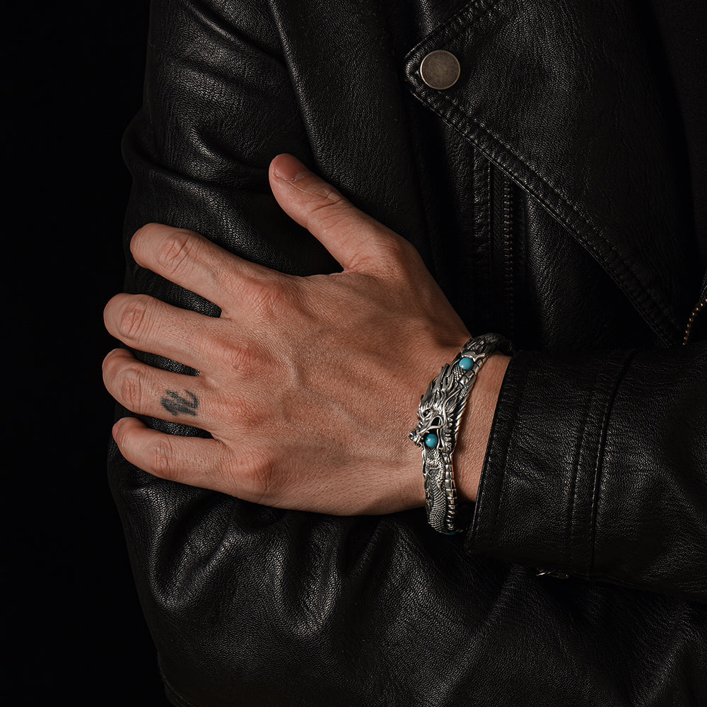 Dragon Sterling Silver Bracelets