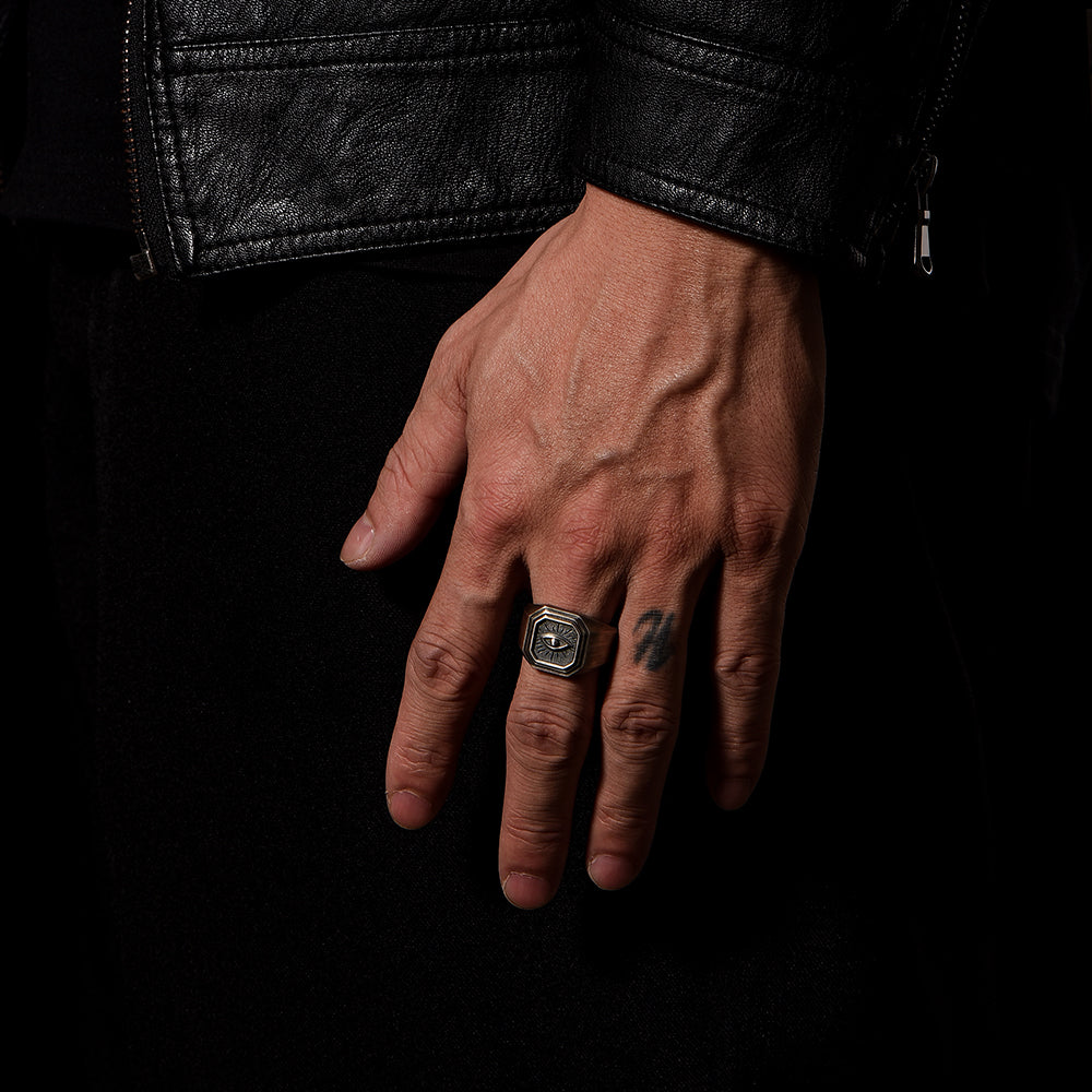 Original Design Eye Of Devil Retro High Street Sterling Silver Rings