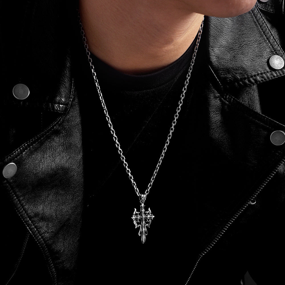 Sterling Silver Cross Vintage Pendants