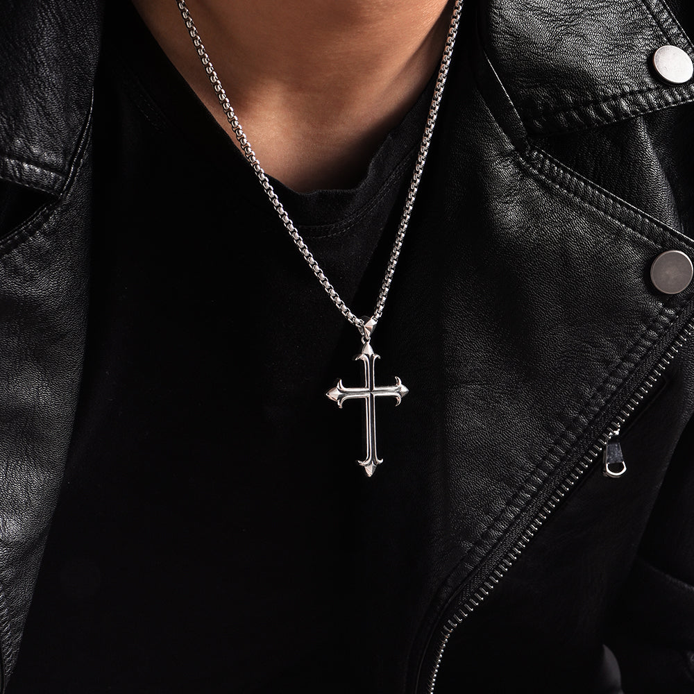 Cross Sterling Silver Necklace Trend Pendants