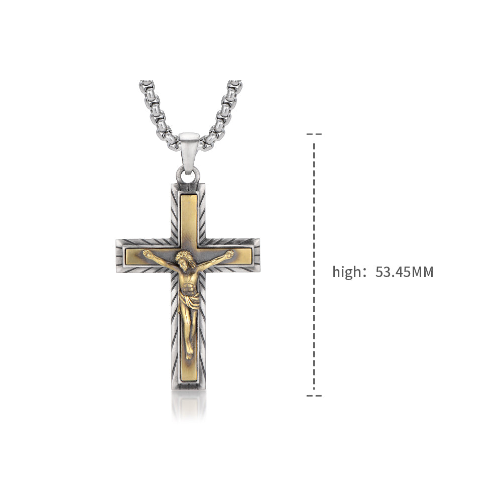 Sterling Silver Cross Necklace Vintage High Street Pendants