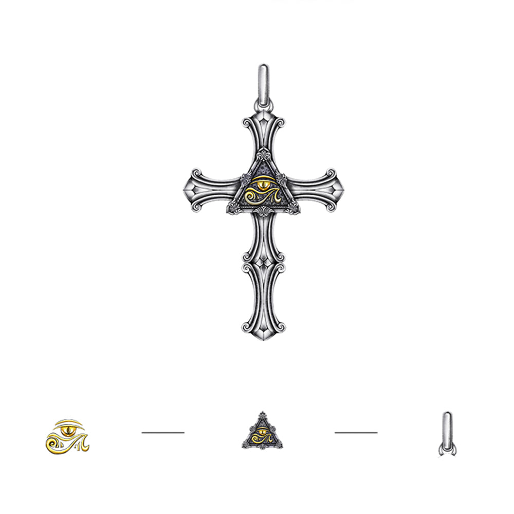 Eye Of Horus Cross Pendants