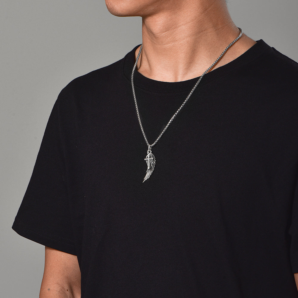 Sterling Silver Necklace Wings Cross High Street Pendants