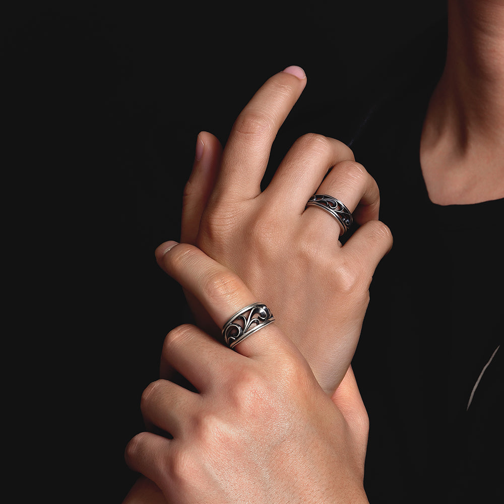 Couple Sterling Silver Vintage Rings