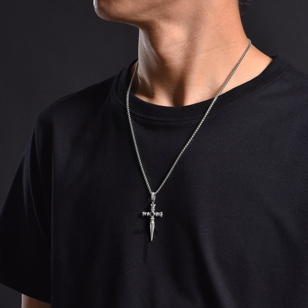 Sterling Silver Cross Vintage High Street Pendants