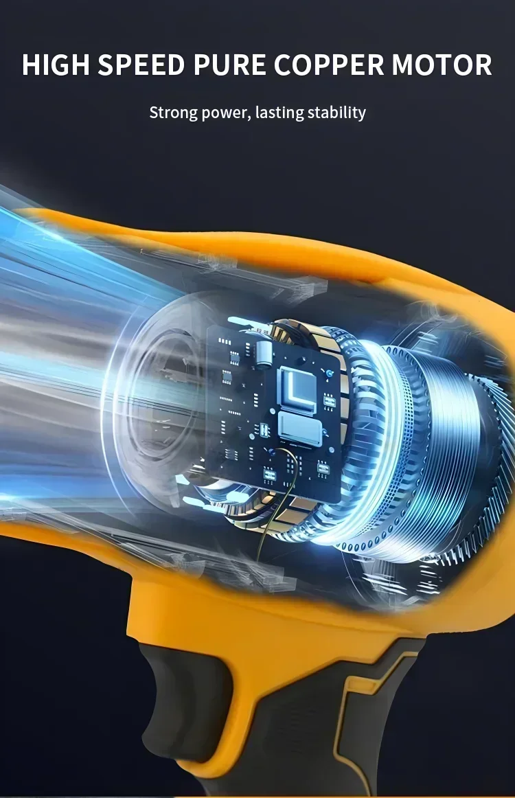 Dewalt 30000RPM Brushless  Air Blower Cordless Turbo Fan Handheld Violent Fan Dryer 20V Rechargeable Dust Blowing Tool 2025 New