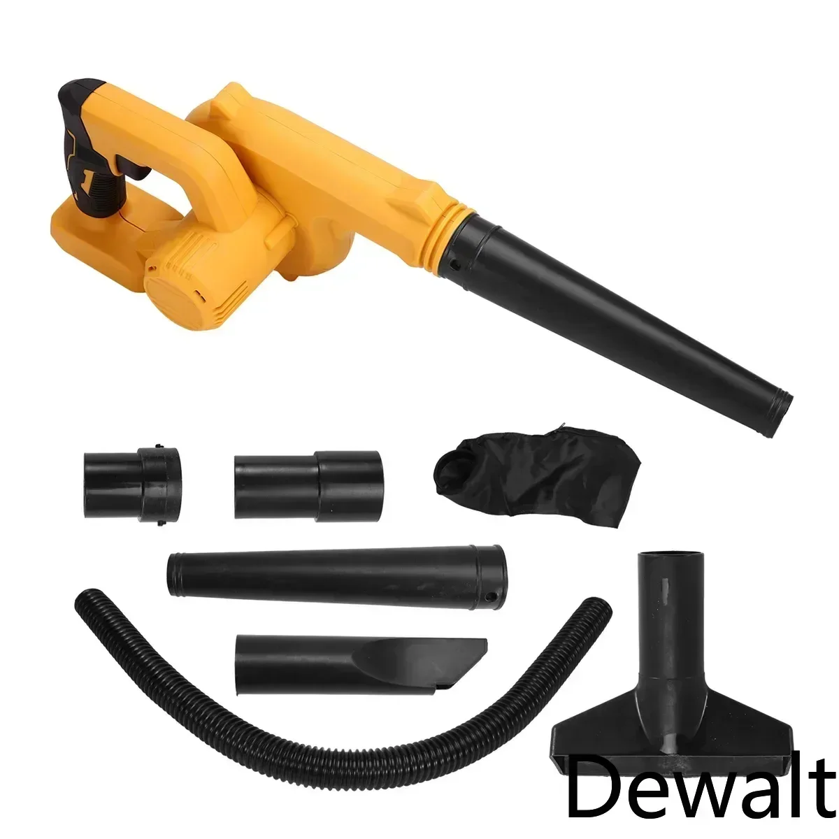 New Brush Cordless Leaf Blower for DeWalt Battery 2-In-1 Air Blower & Vacuum (No Battery)