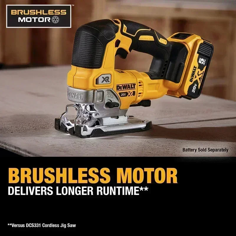 DEWALT DCS334 Scroll Saw 20V MAX Brushless Jig Saw With Handle Variable Speed Multi-Function Power Tool Mini Circular Saw