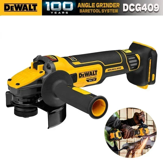 DEWALT Angle Grinder DCG409 20V Cordless Brushless Power Tool Cutting Machine 125mm Rechargeable Portable Polisher