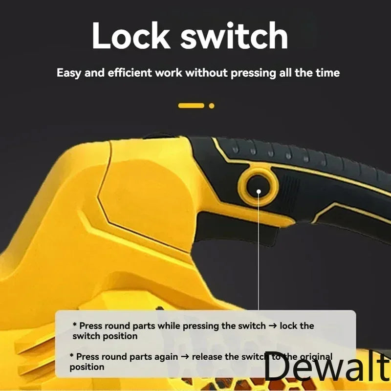 For Dewalt 18V 20V Battery 420W Brush Motor Electric Hair Dryer Household Portable Electric Blower Power Tools