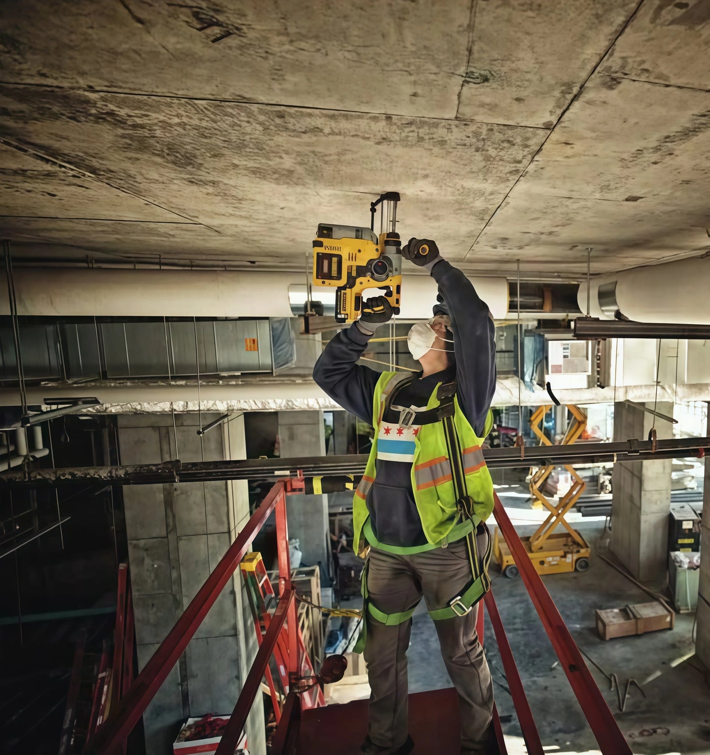 18V/20V MAX SDS PLUS Rechargeable Rotary Hammer Drill Brushless Cordless 2 Application Modes For Metal Concrete Breaker