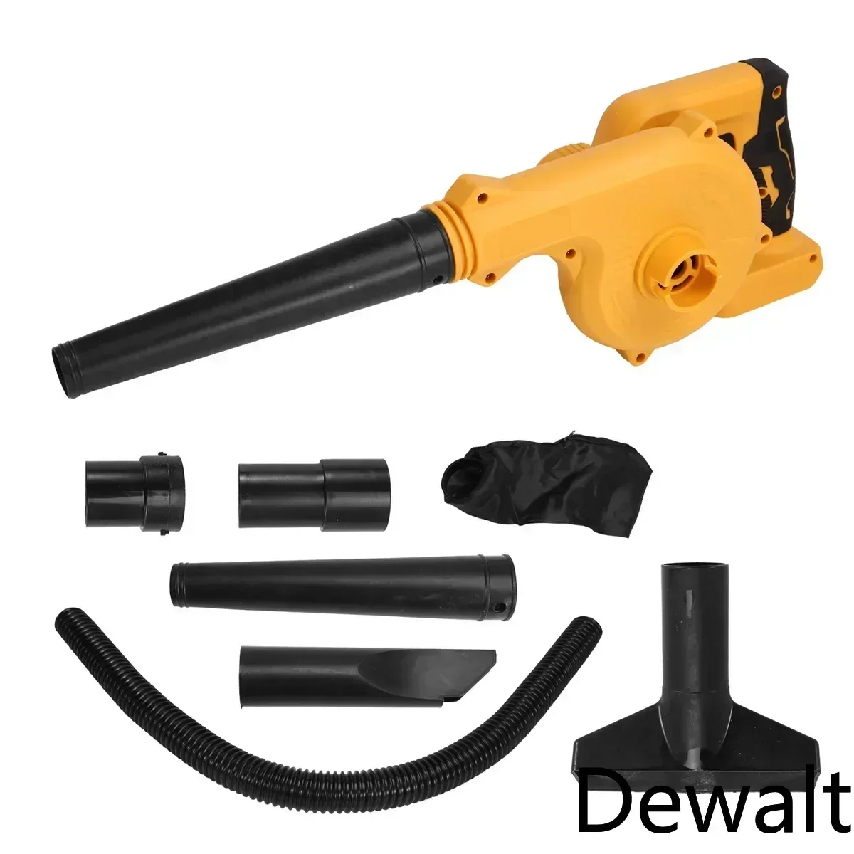 New Brush Cordless Leaf Blower for DeWalt Battery 2-In-1 Air Blower & Vacuum (No Battery)