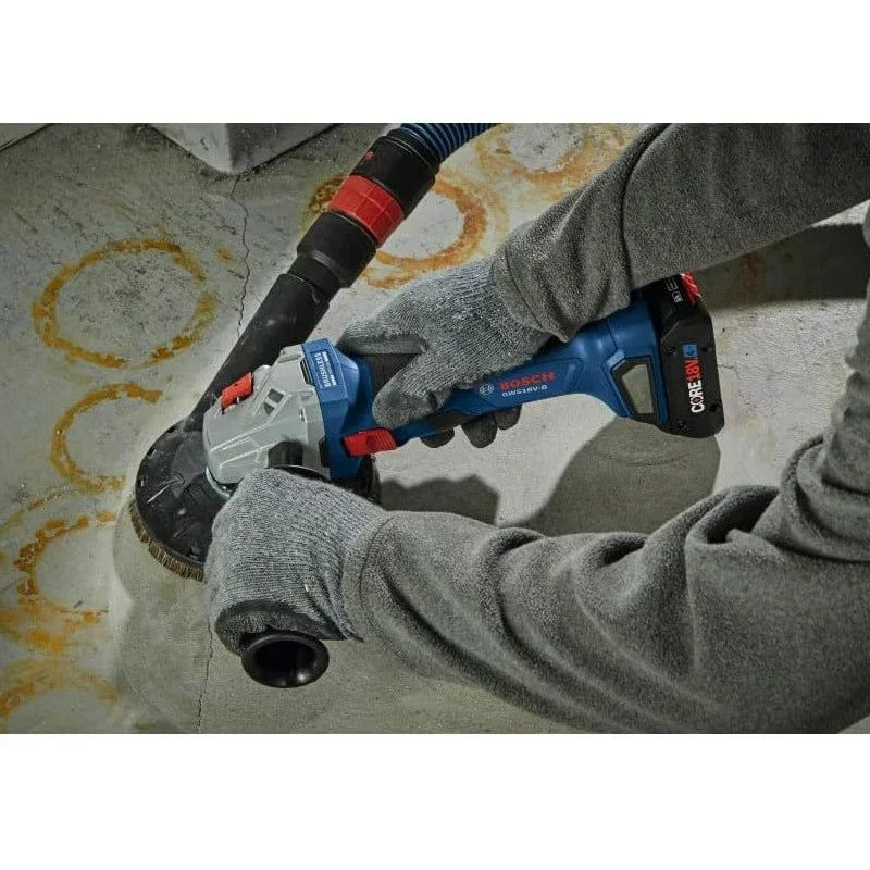 BOSCH GWS 18V-8 Cordless Angle Grinder 18V Professional Brushless 100MM Slide Switch Cutting Grinding Bosch Power Tools GWS18V-8