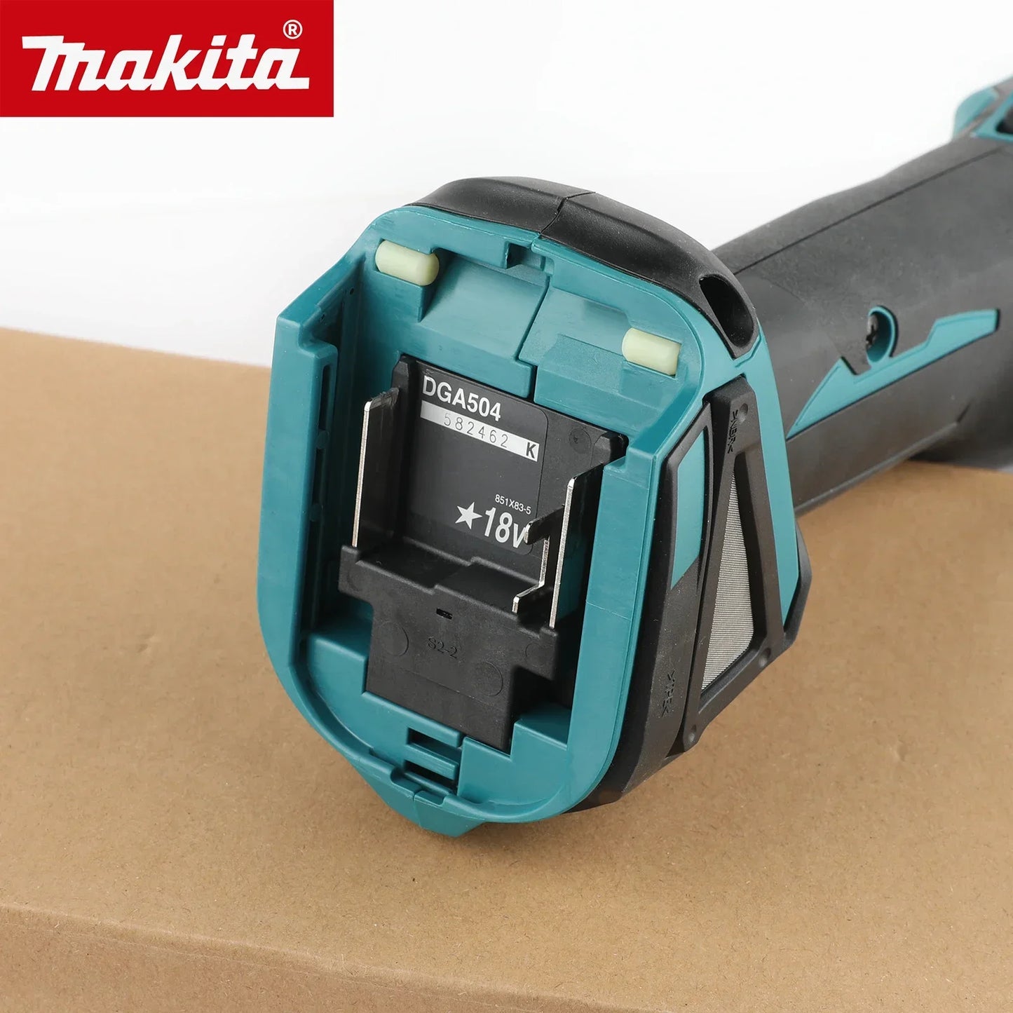Makita DGA504 18V 6.0Ah 125mm Brushless Lithium Battery Angle Grinder Rechargeable Cutting Machine Multi-functional All-in-one B