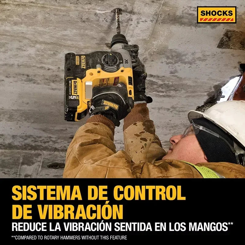 DEWALT Brushless Rechargeable Rotary Hammer drill Cordless 2 Modes Corded Demolition Chipping Metal Concrete Breaker Jackhammer