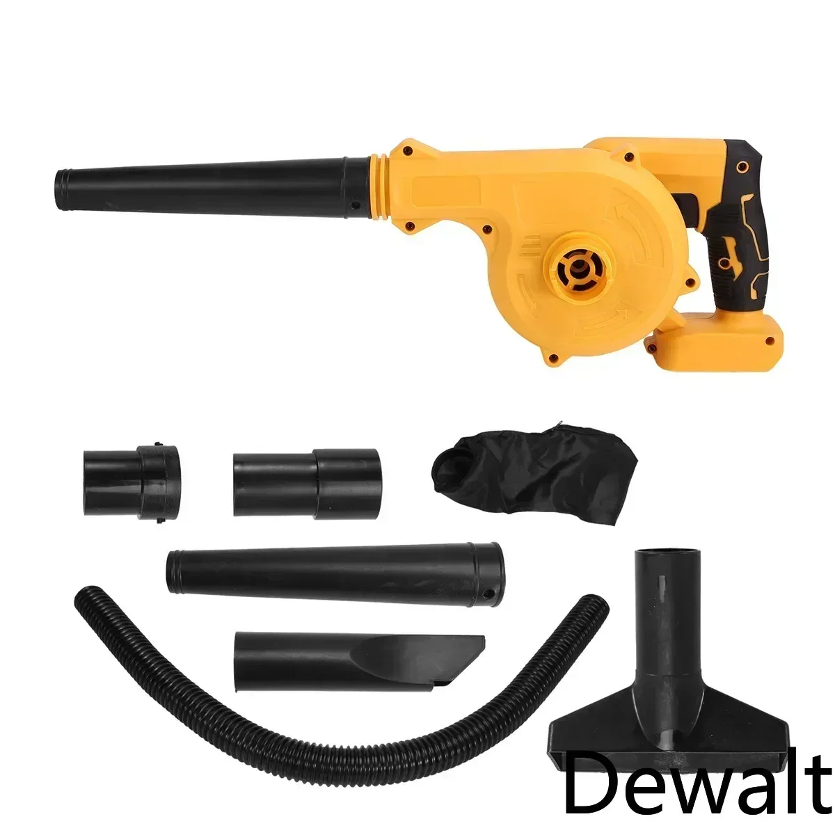 New Brush Cordless Leaf Blower for DeWalt Battery 2-In-1 Air Blower & Vacuum (No Battery)