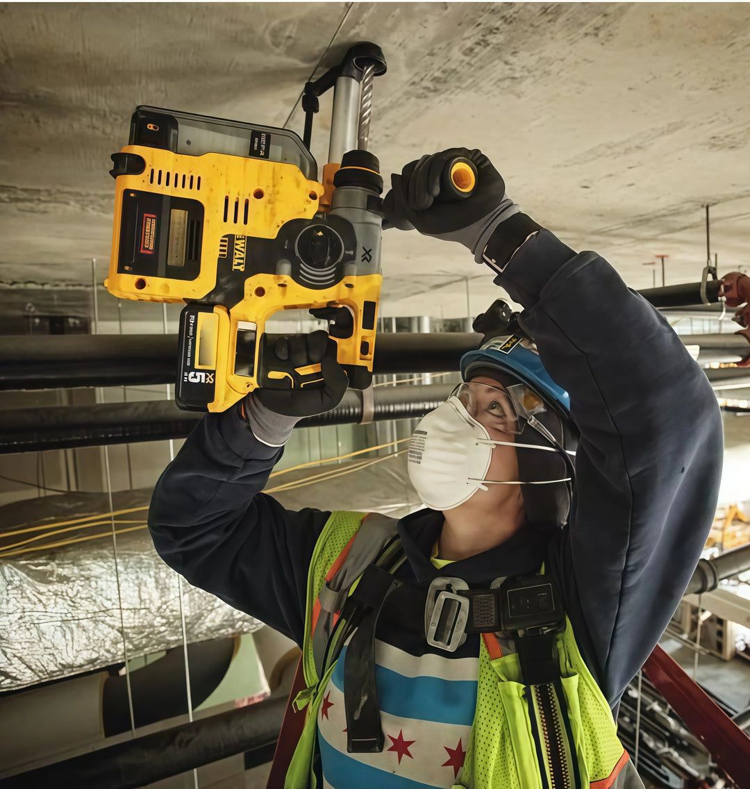 18V/20V MAX SDS PLUS Rechargeable Rotary Hammer Drill Brushless Cordless 2 Application Modes For Metal Concrete Breaker